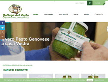 Tablet Screenshot of bottegadelpesto.com